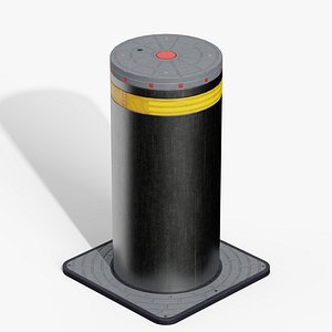 Hydraulic Bollard 3D model