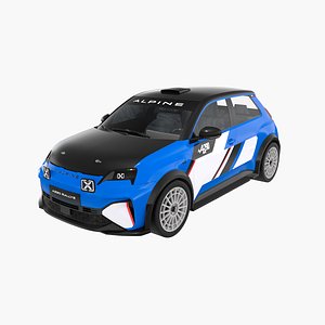3D Alpine A290 Rallye model