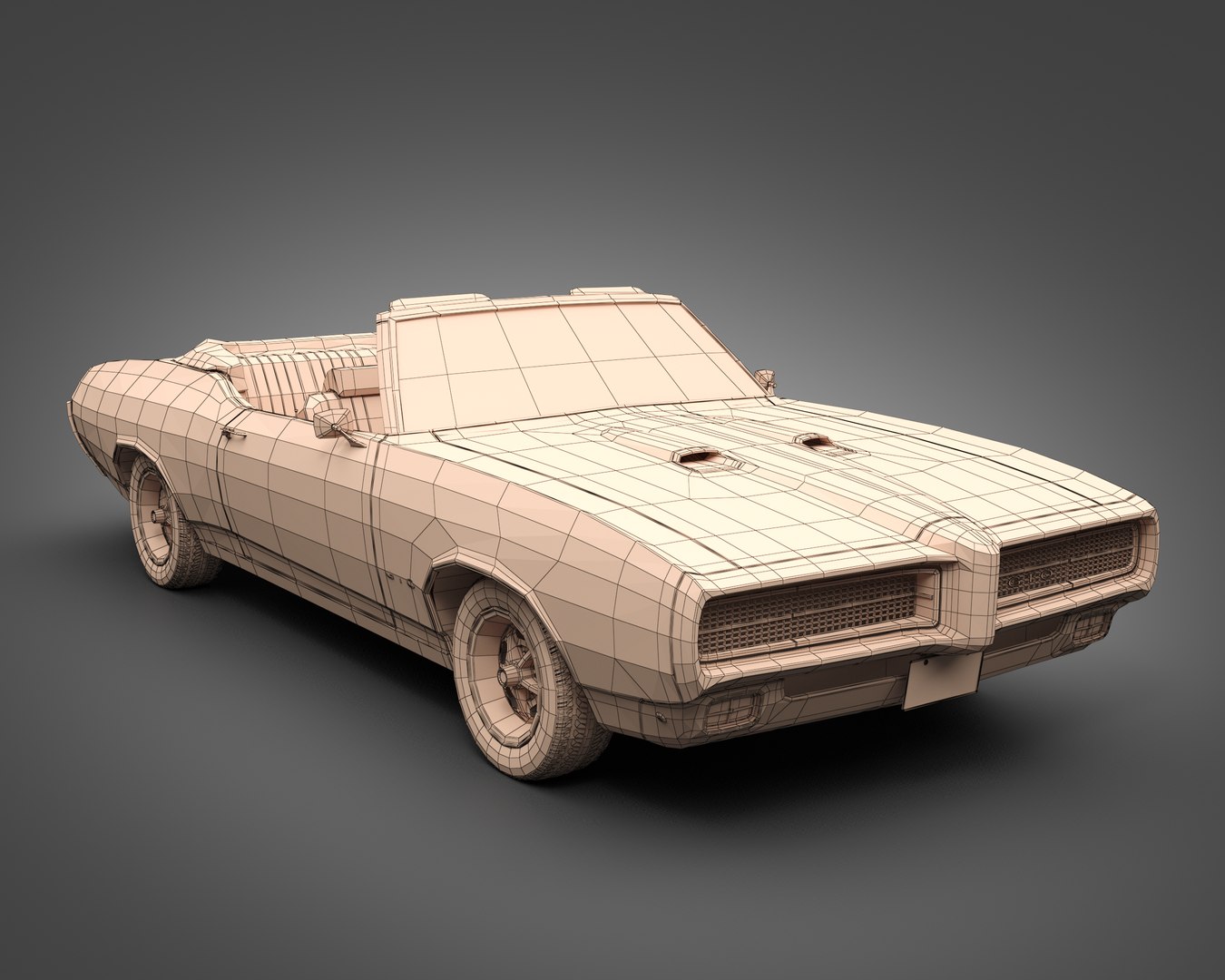 1969 Pontiac GTO Convertible model https://p.turbosquid.com/ts-thumb/cp/jrHZBY/X6/wire_00122/png/1623676566/1920x1080/fit_q87/b33df793b96606aa65641ce951553e4a6d8fe2ff/wire_00122.jpg