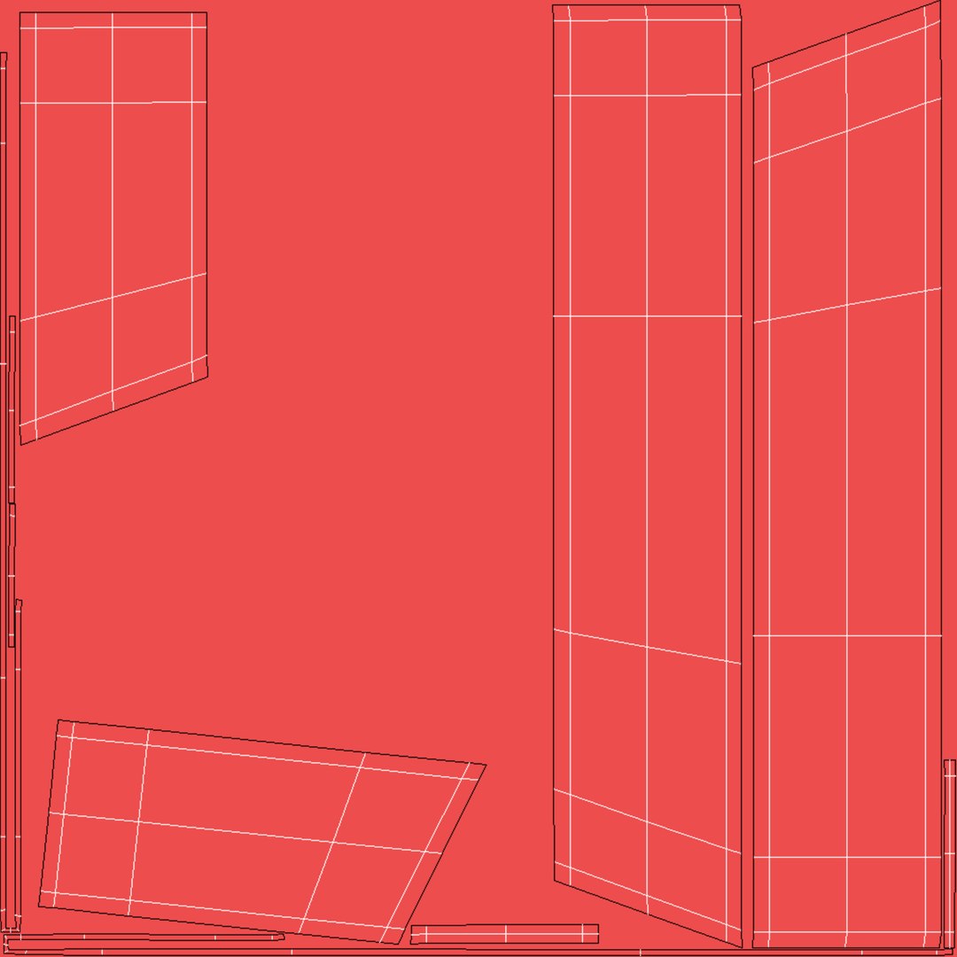 Red Ribbon Number 1 3D Model - TurboSquid 2200634