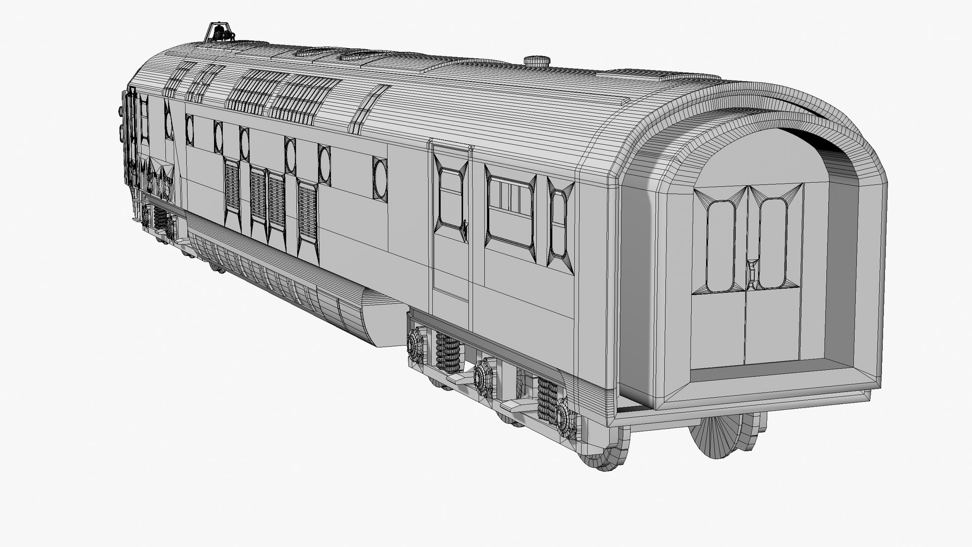 3D Model Northlander - Ontario Northland Railway - Diesel Passenger ...