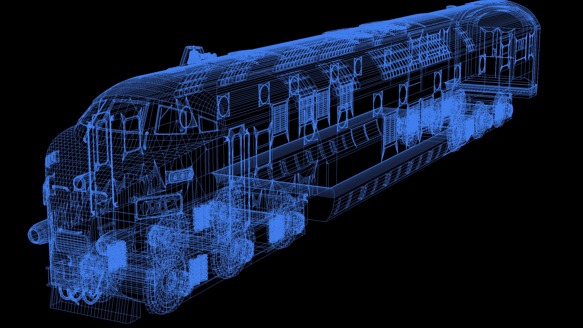 3D Model Northlander - Ontario Northland Railway - Diesel Passenger ...