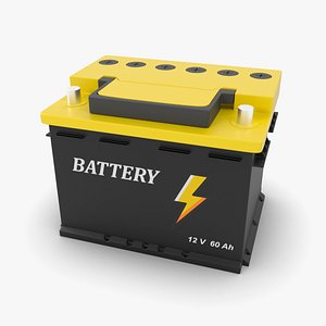 3D model Car Battery