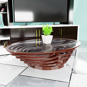 3D model Wood Smart Table