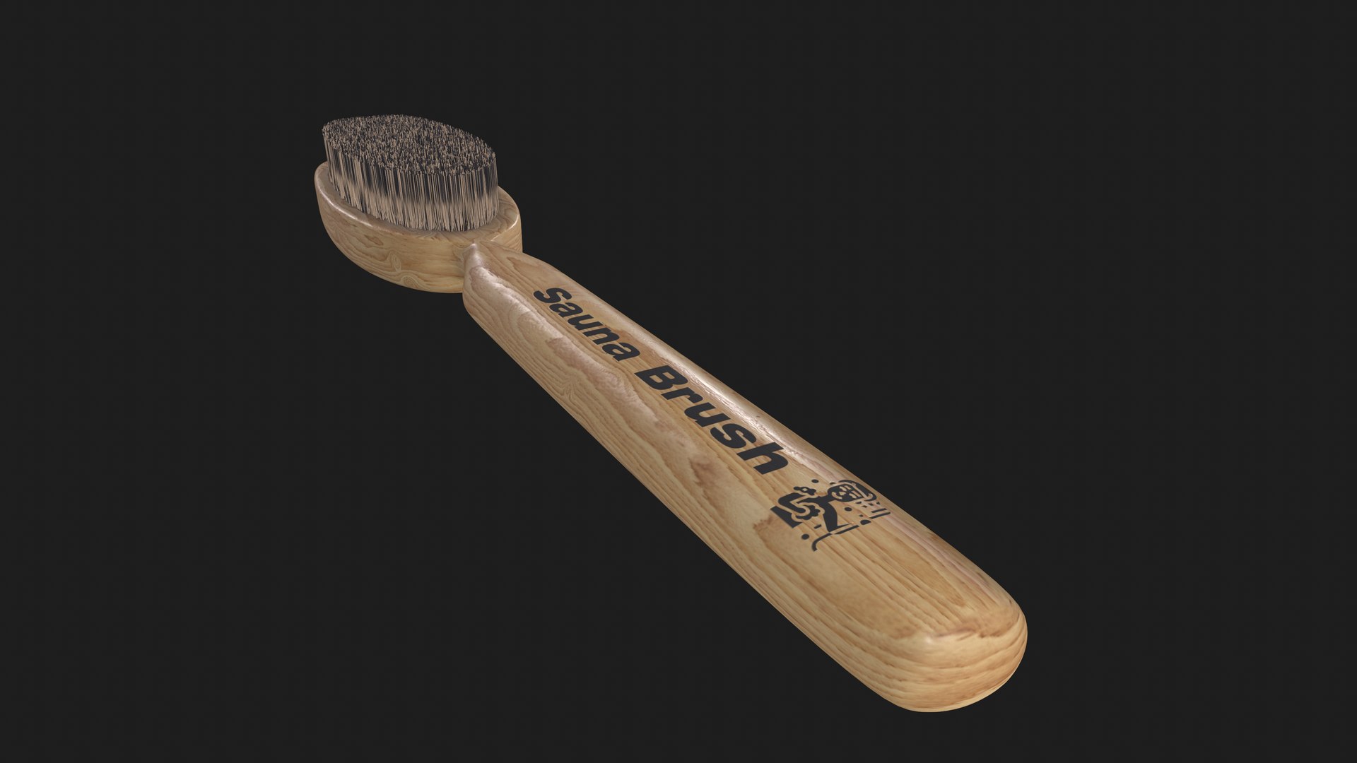 3D Sauna Brush Model - TurboSquid 2195608