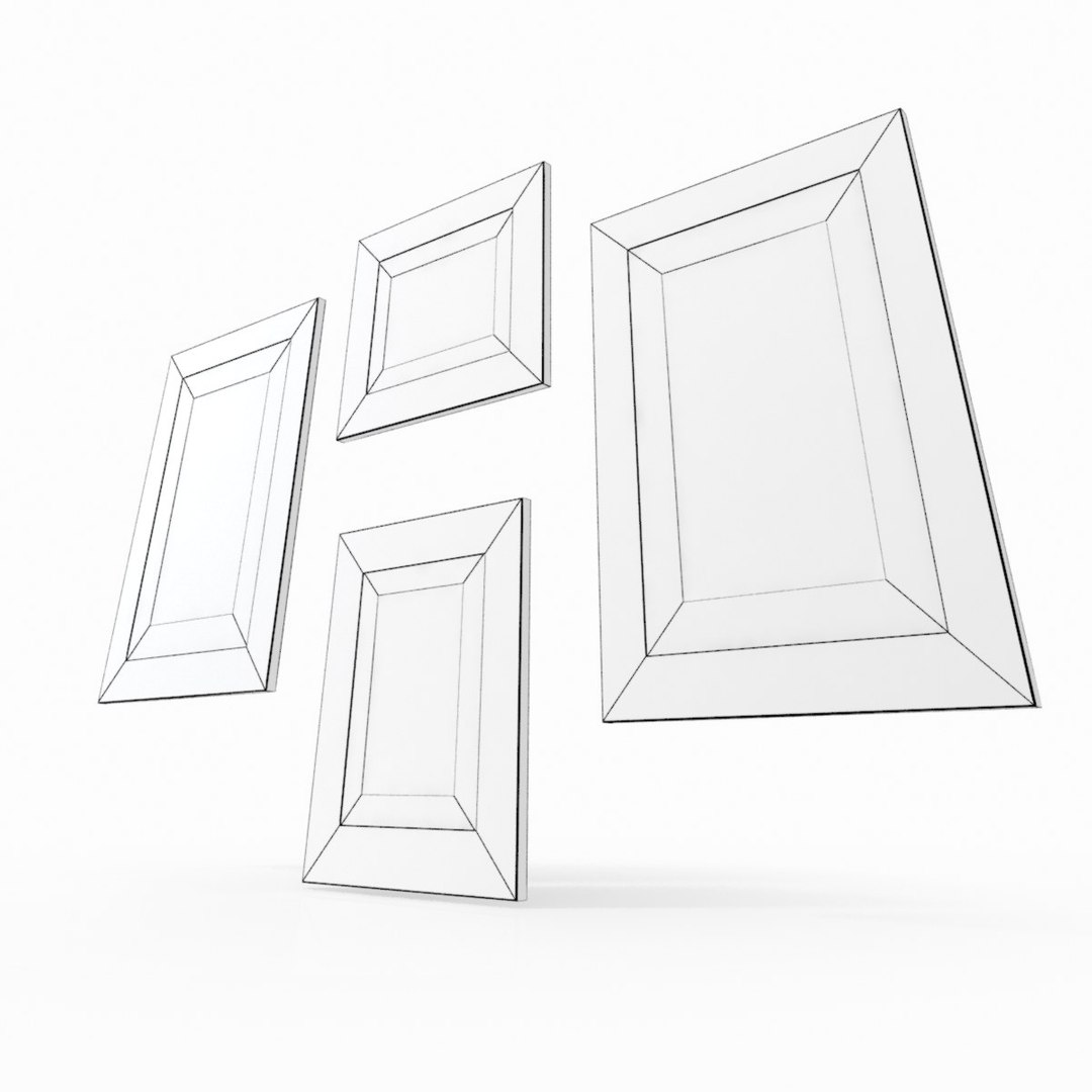 3d model picture frames