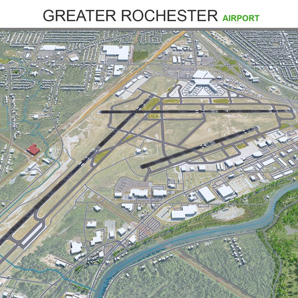 modelo 3d Greater Rochester Airport - TurboSquid 2005191