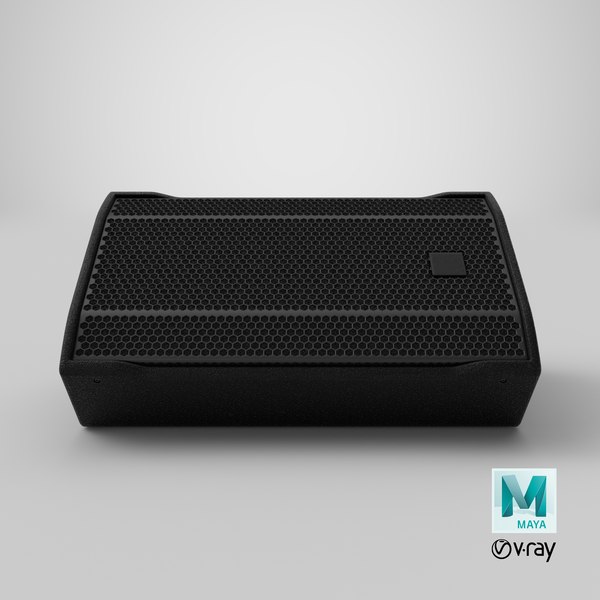 Stage-monitor-speaker 3D model - TurboSquid 1246570