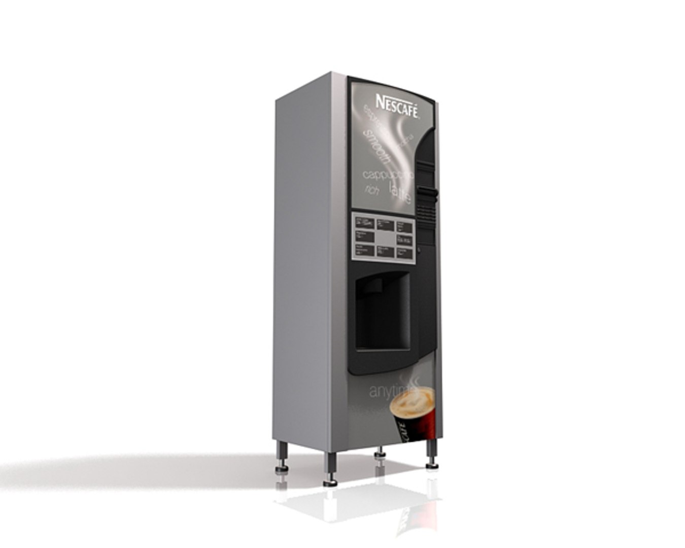 3D nescafe coffee machine - TurboSquid 1157428