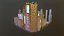 city -lowpoly -Lowpoly City in the night