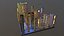 city -lowpoly -Lowpoly City in the night