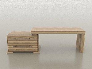 3d model tv table