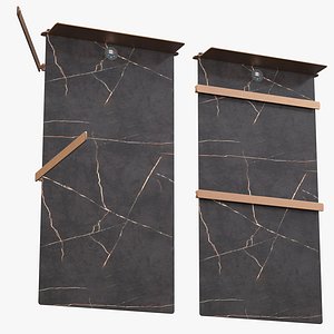 Heated towel rail WONZON WOGHAND STUTTGART WW A504 BG