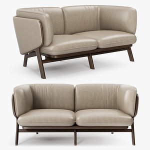 3D De La Espada - Stanley 2-seat sofa by Luca Nichetto