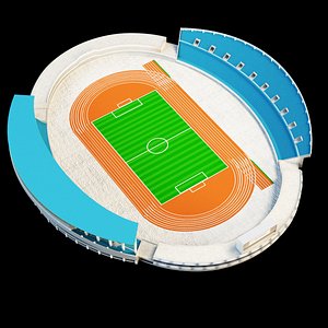 3D stadium model