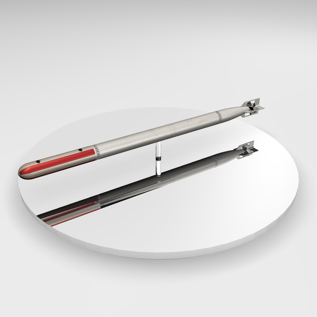 3d model chinese torpedo yu-1