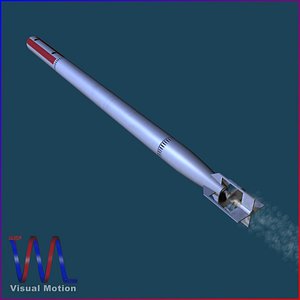 3d model chinese torpedo yu-1