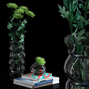 Green Spider Mom Asters Set