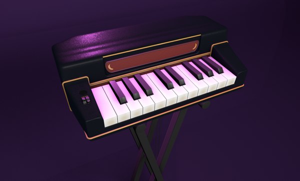 3d mini keyboard model