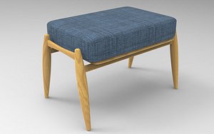 Zihambu Footstool 3D model