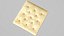 Square Cracker 3D model