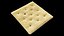 Square Cracker 3D model