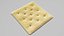 Square Cracker 3D model