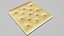 Square Cracker 3D model