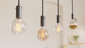 3D 16 Bulbs Types model