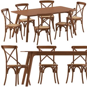 3D Cult Furniture Silvie Chair and Innova Australia Kylie Cocoa Table