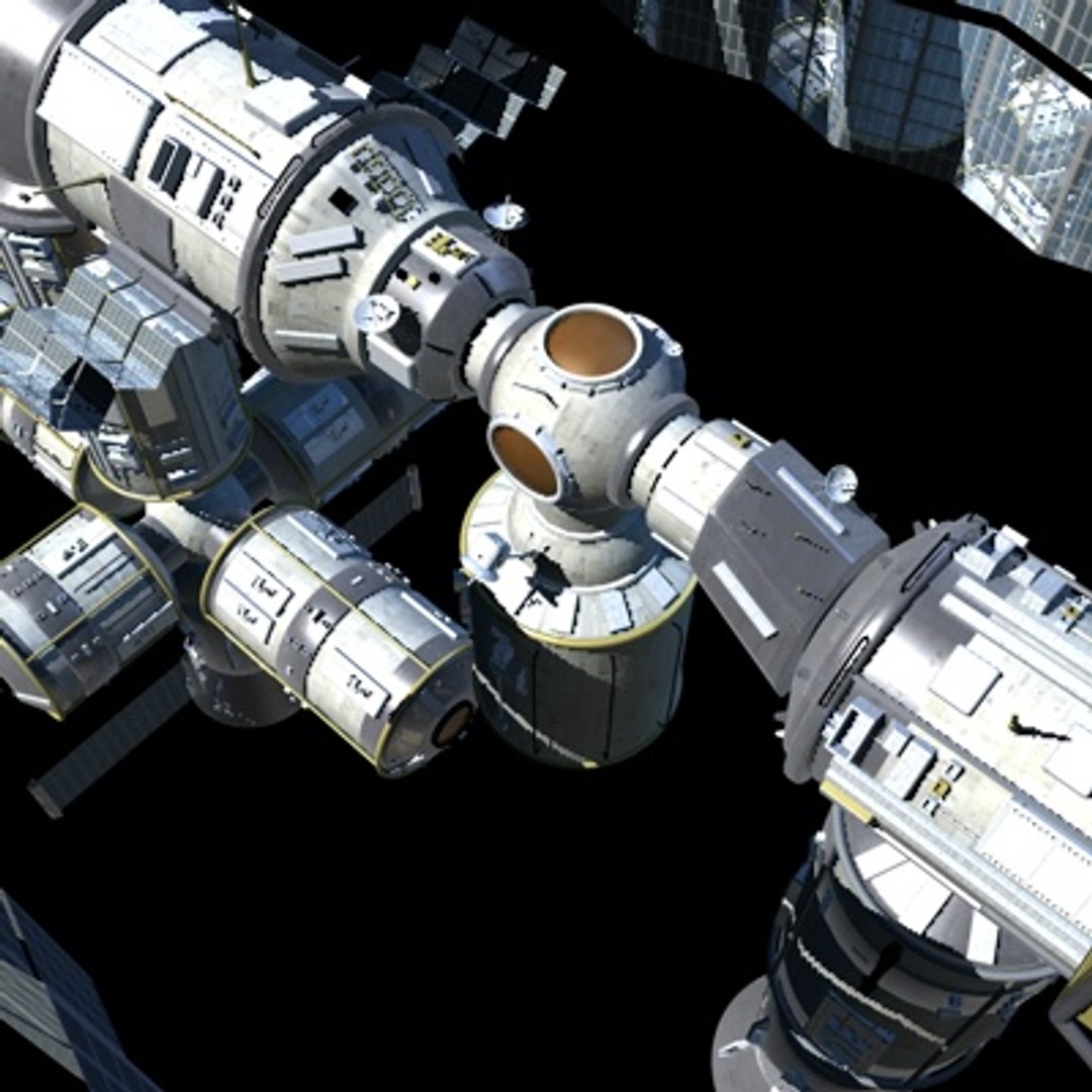 iss 3d model