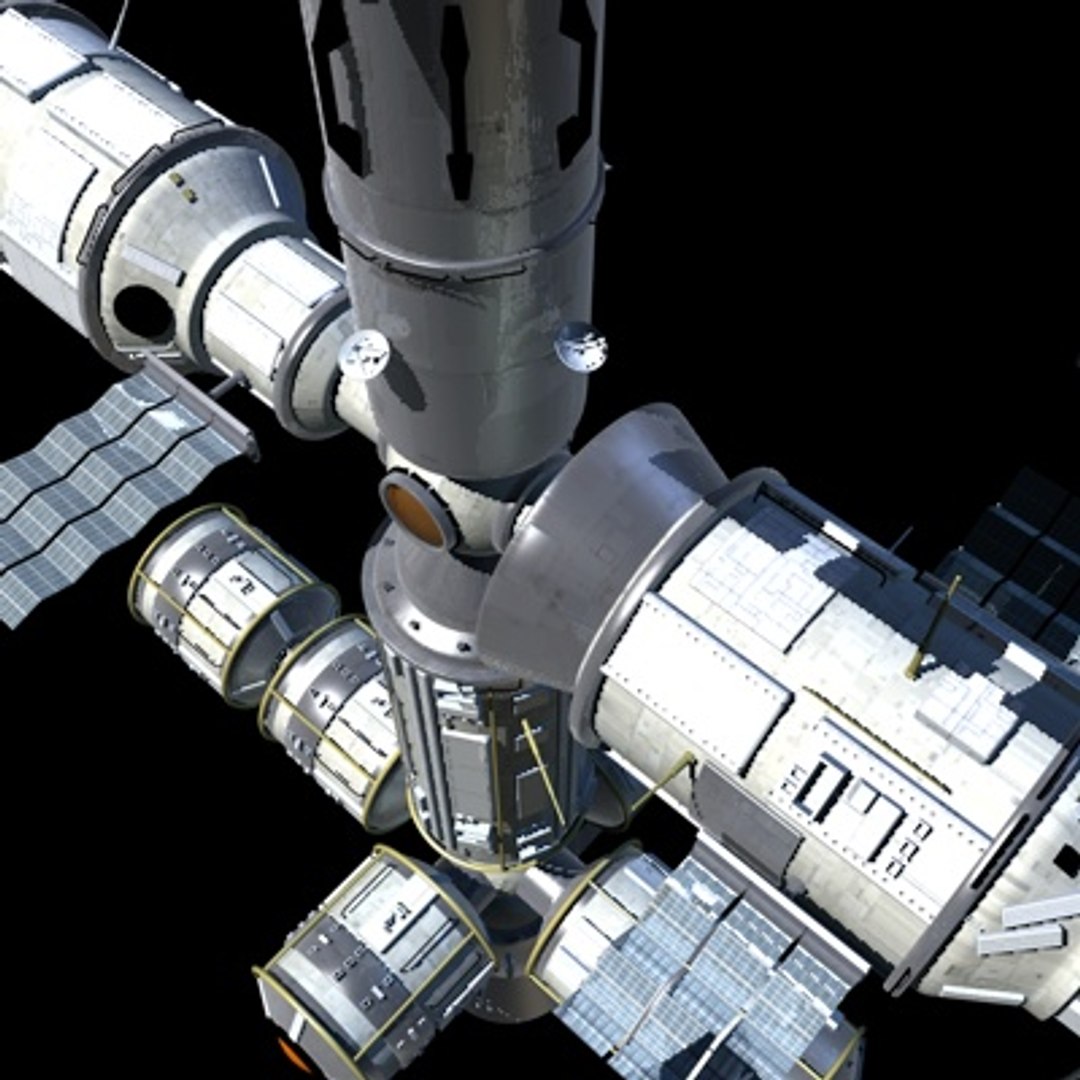 iss 3d model