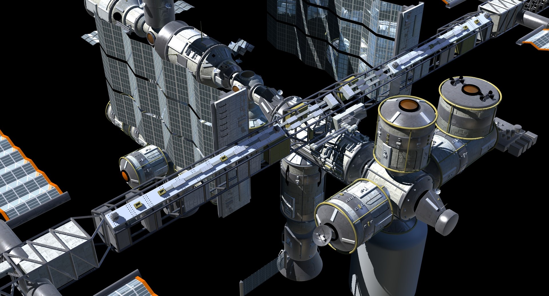 iss 3d model