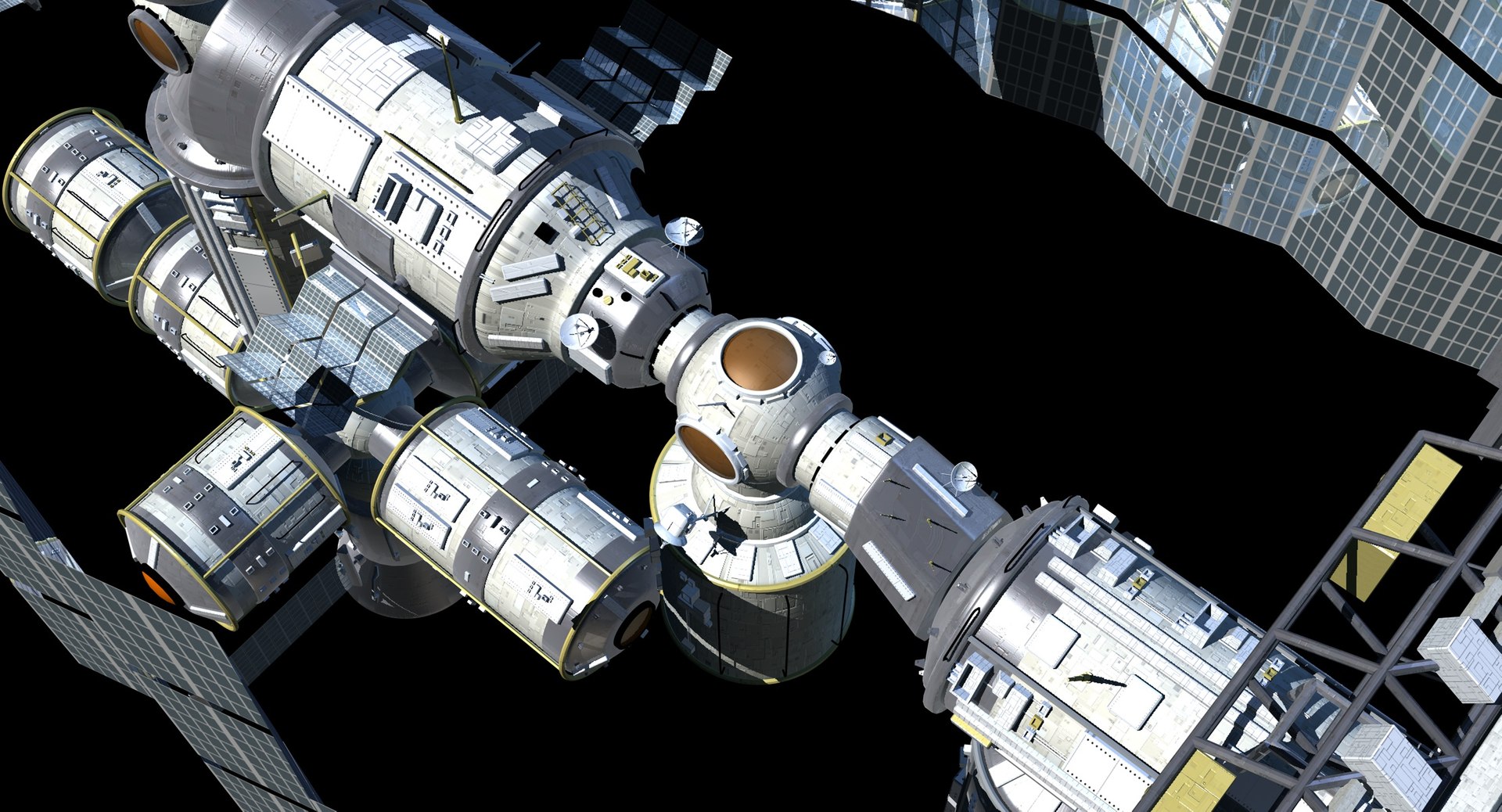 iss 3d model