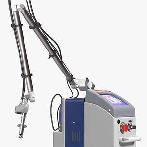 3D model Medical Fractional CO2 Laser Unit with Control Panel Rigged for Maya