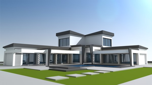 3D Villa 03 model