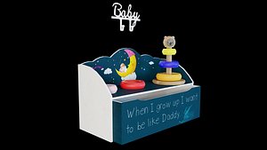 toy box rings baby obj