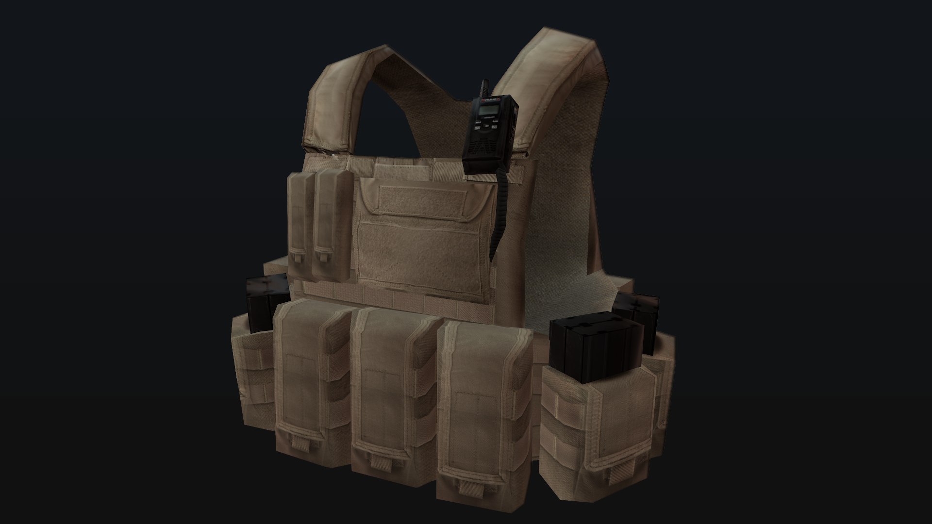 Tactical Ciras Vest 3d Model