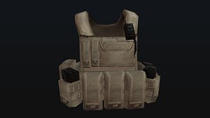 tactical ciras vest 3d model