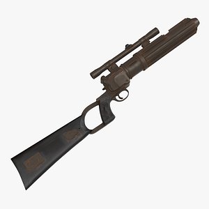 Star Wars Boba Fett Blaster Used 3D Model
