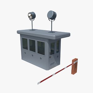 Guard Booths For Military 3D model