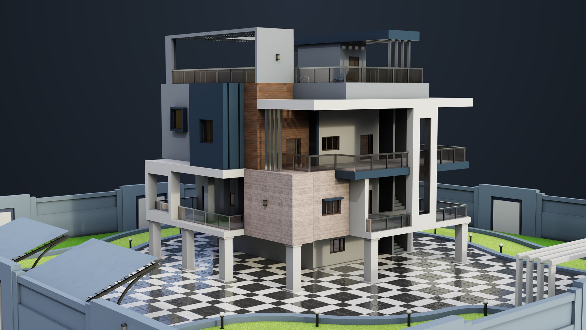 3D Modern Villa House02 with Compound All PBR Unity UE Textures Included https://p.turbosquid.com/ts-thumb/cq/ZU4yMd/iO/bangalow02_00008/jpg/1697685434/1920x1080/fit_q87/00f6c07167f0f4a3ce2ad030fdef8c09b9551d87/bangalow02_00008.jpg