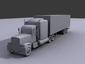 lowpoly truck