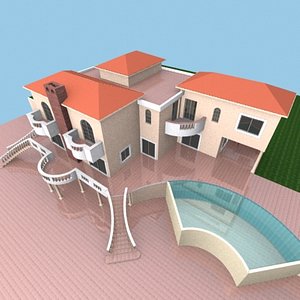 3dsmax house