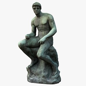 Bronze Man Sitting