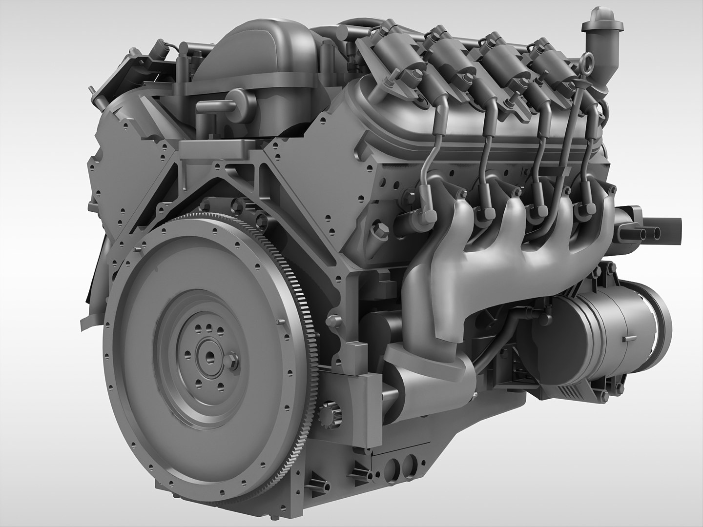 Gm Ls3 Engine 3D - TurboSquid 1375207