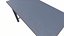 3D Simple Old Metal Table Low-poly PBR model