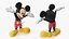 Collezione di personaggi Disney truccati