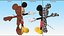 Collezione di personaggi Disney truccati