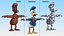 Collezione di personaggi Disney truccati